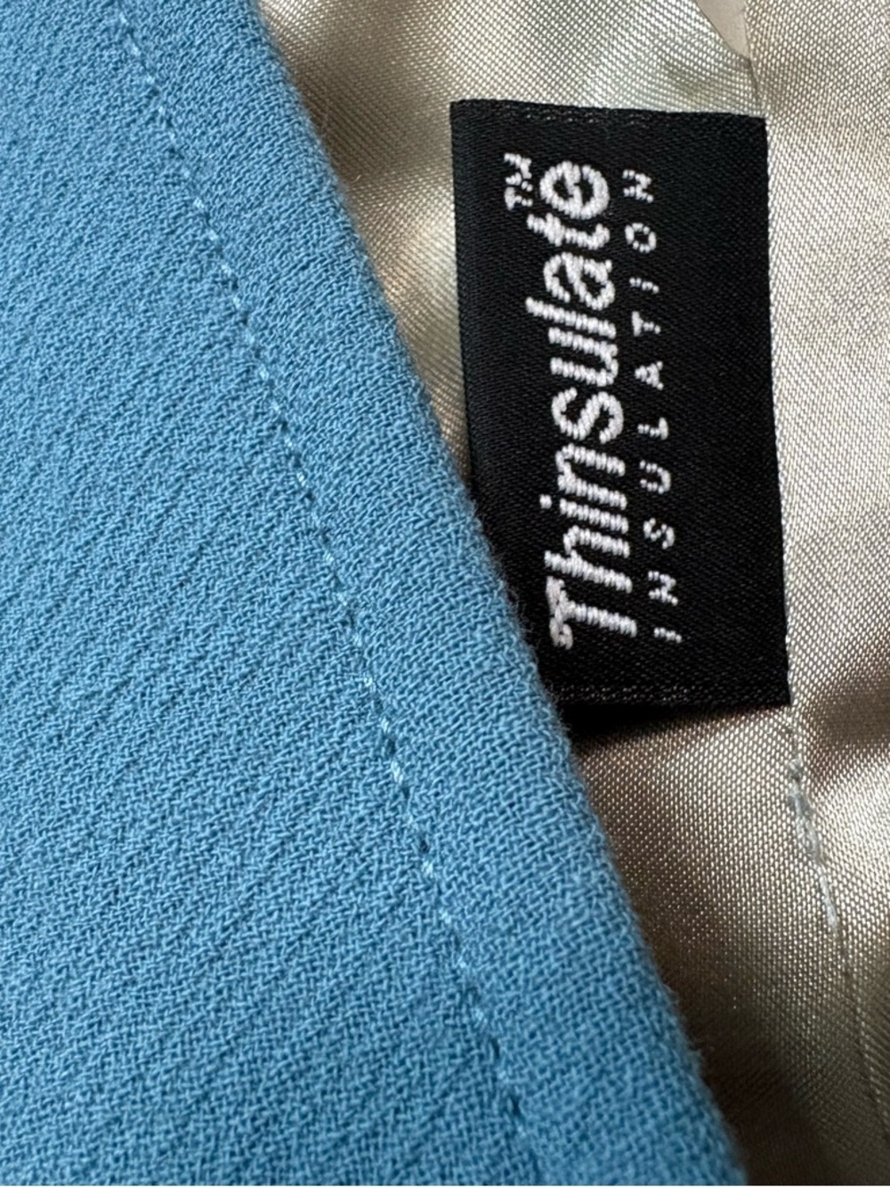 J. Crew Women's Light Teal Single-Breasted Long Coat - Picture 4 of 4